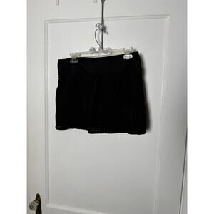 Mondetta Outdoor Black Athletic Golf Tennis Pickleball Sporty Laser Cut Skort M